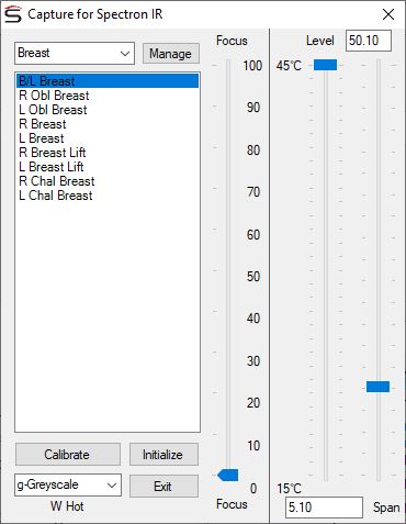 Graphic User Interface (GUI) Screen